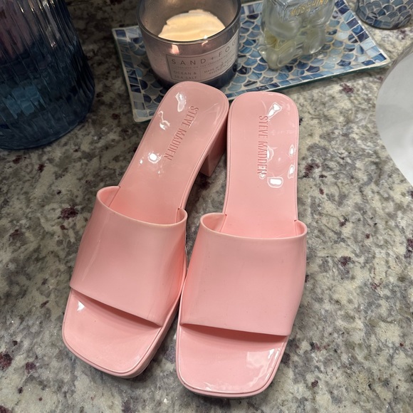 Steve Madden Chunky Platform Pink Y2K Sandals - Picture 3 of 10